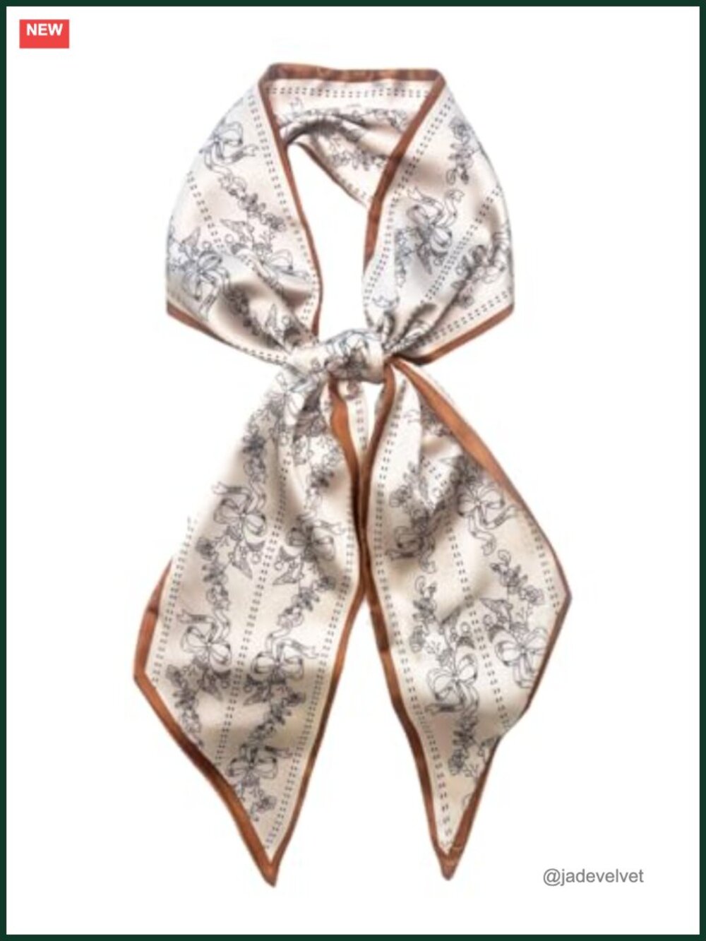 Silky Satin Long Scarf for Head, Neck, Hair, and Handbag